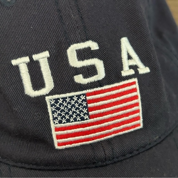 Blue USA American Flag Embroidered Cap Unisex OS - Picture 8 of 8